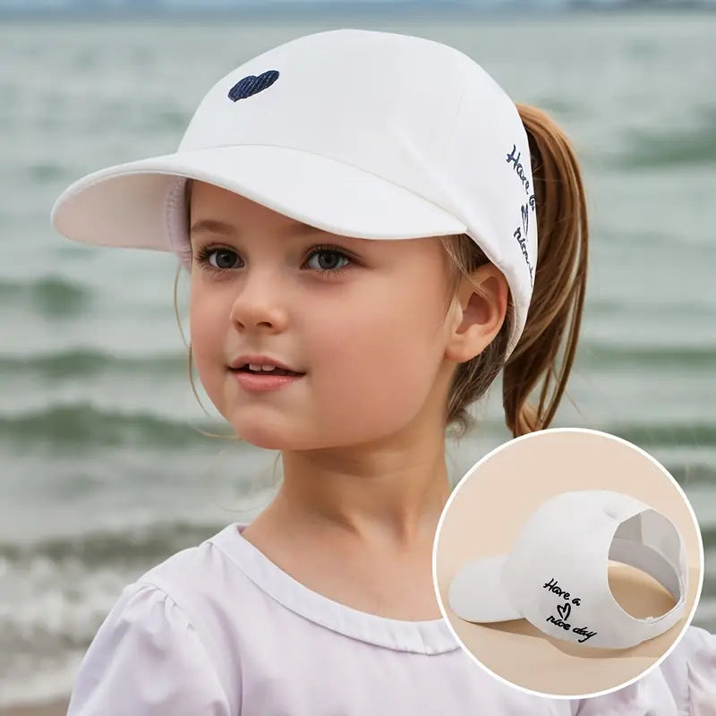 Casquette Fille avec Ouverture pour Queue de Cheval – Chapeaux et Casquettes Enfant Été | Mode & Protection Soleil