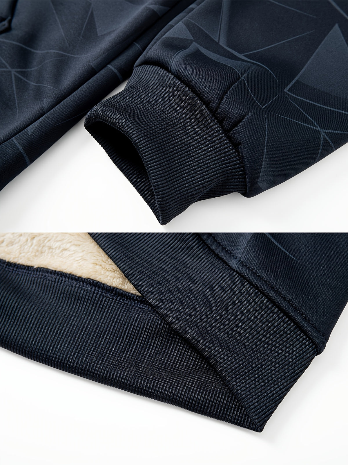 Manteau Épaissi en Polaire à Capuche pour Homme