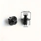 Clips de Fixation en Plastique Noir – Rivets Universels pour Panneaux, Carrosserie et Applications Industrielles
