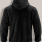 Prêt pour l'Hiver Veste à Capuche Gris Clair pour Hommes de Grande