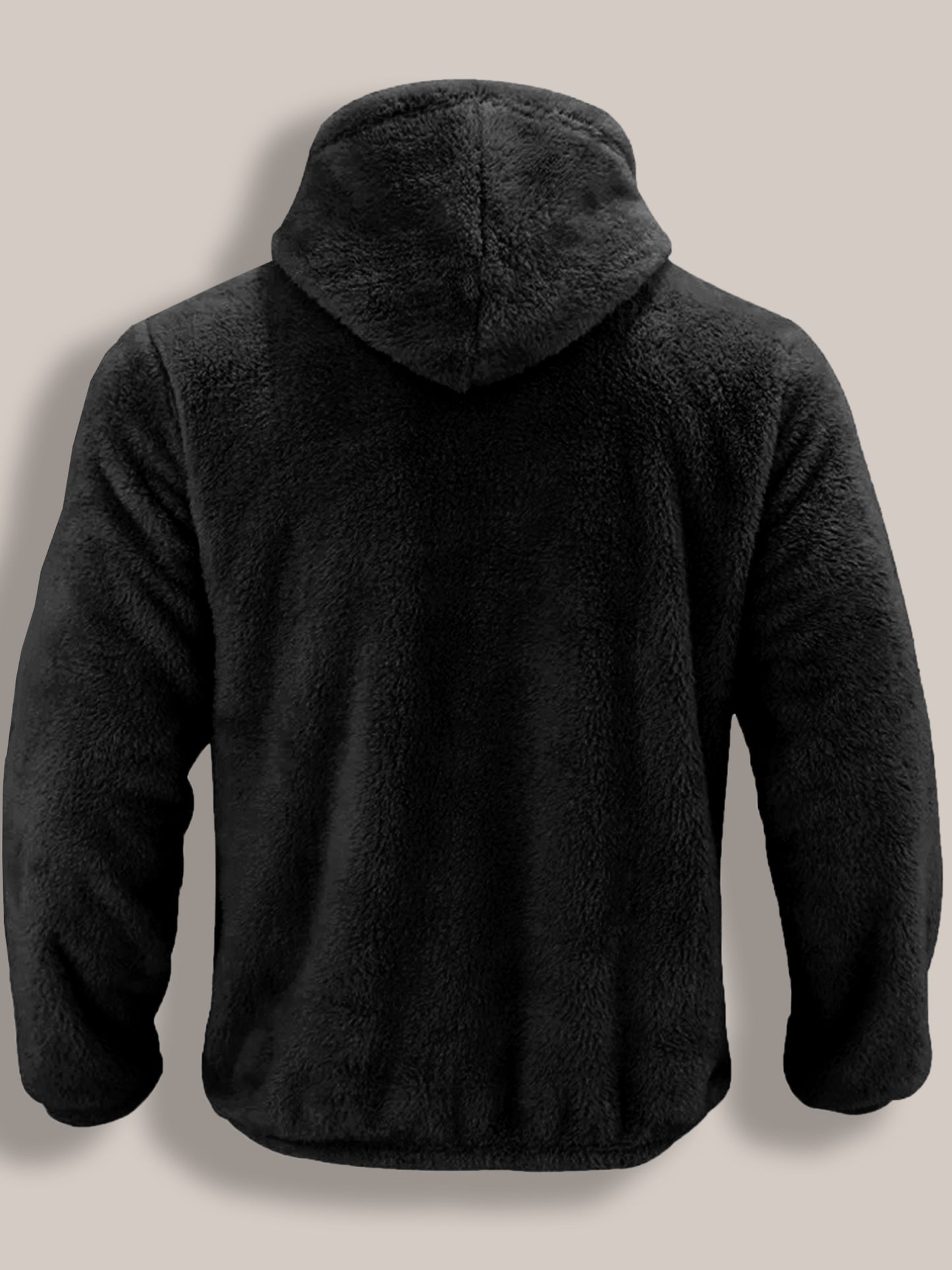 Prêt pour l'Hiver Veste à Capuche Gris Clair pour Hommes de Grande