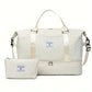 Sac de voyage homme avec trousse assortie  Grand sac à main multifonction et élégant