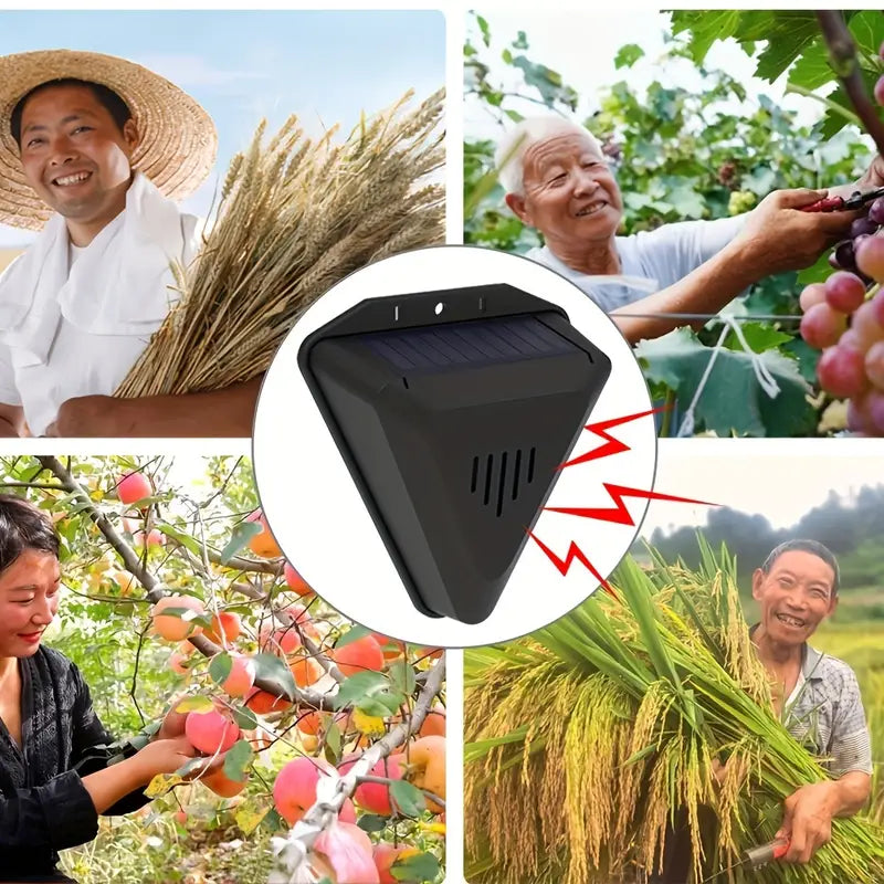 Répulsif Ultrason Solaire pour Oiseaux – Protection Efficace des Jardins et Cultures | Soins des Oiseaux et de la Faune