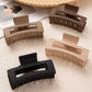 Lot de pinces cheveux rectangle mat – Accessoires coiffure antidérapants pour femmes