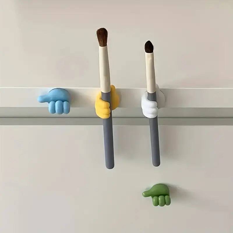 Supports de Câbles Muraux en Forme de Main – Organiseurs Adhésifs Créatifs pour Fils et Objets Suspendus