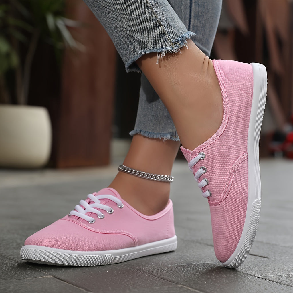 Chaussures de course en toile, coloris Rose