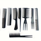 Lot de 8 Peignes Professionnels de Coiffure – Antistatiques, Résistants à la Chaleur, Idéal Salon ou Maison