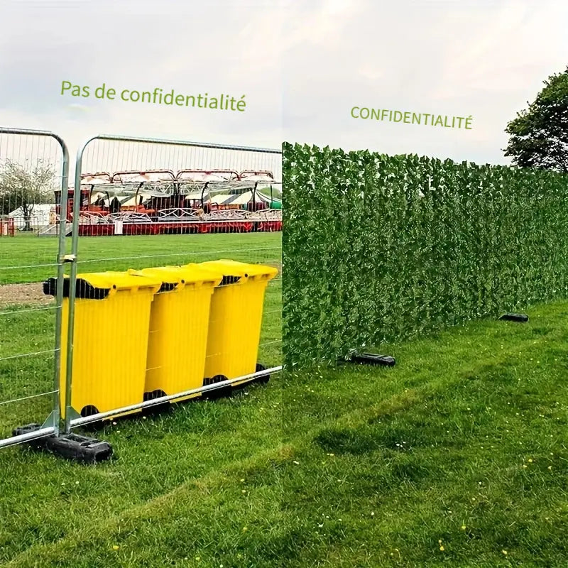 Haie Artificielle Feuillage Densité Premium – Panneau de Jardin & Mur pour Intimité et Décoration Extérieure