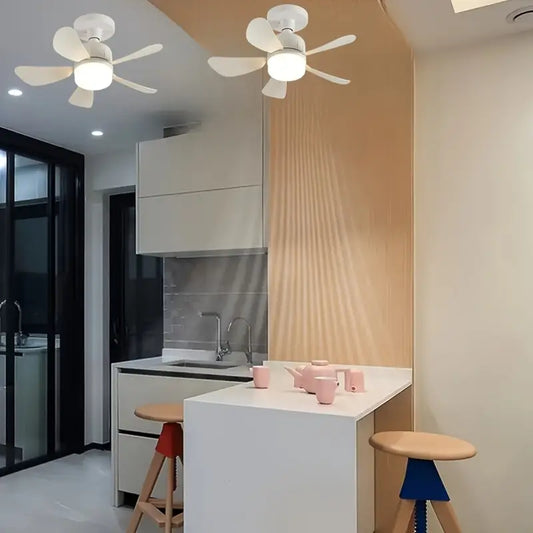 Ventilateur de Plafond avec Lumière LED Intégrée – Design Moderne et Silencieux