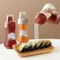 Bouteille Doseuse Graduée 250ml – Distributeur de Sauces et Condiments avec Bouchon Hermétique