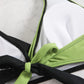 Ensemble de Plage Femme – Maillot de Bain Contrasté Noir et Vert avec Top Croisé et Bas Haute Taille