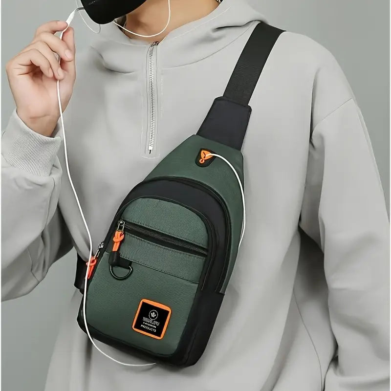 Sac bandoulière homme compact