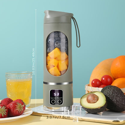 Blender Smoothie Portable USB Rechargeable 450ml, coloris Vert