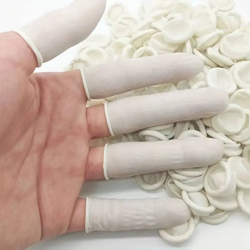 Doigtiers Jetables en Latex – Protection Individuelle pour Doigts, Précision et Hygiène en Milieu Médical ou Électronique