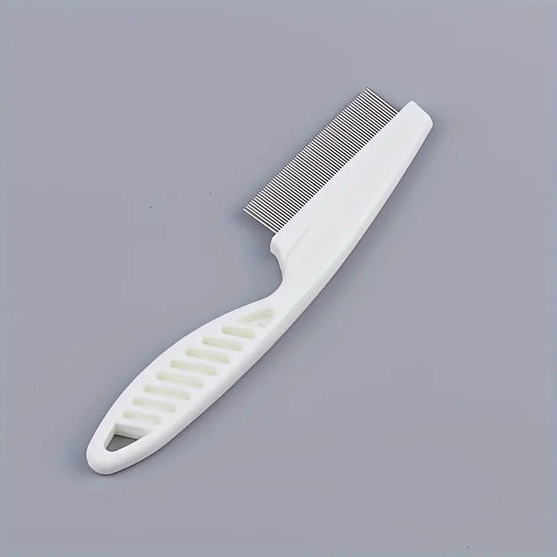 Peigne Anti-Puces pour Chats et Chiens – Brosse à Dents Fines avec Manche Ergonomique, Coloris Assortis