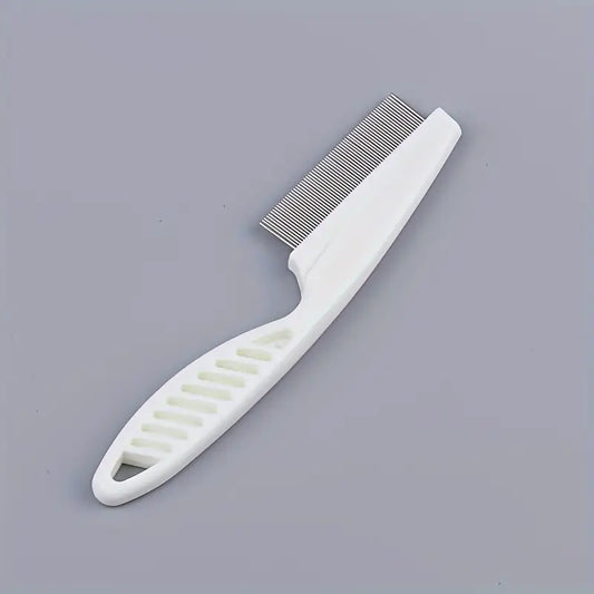 Peigne Anti-Puces pour Chats et Chiens – Brosse à Dents Fines avec Manche Ergonomique, Coloris Assortis