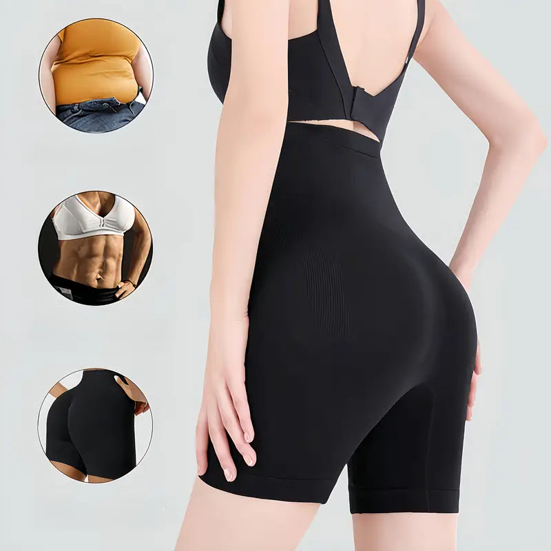 Short Gainant Taille Haute Sculptant – Lingerie Amincissante Invisible pour un Maintien Idéal | Collection Supports"