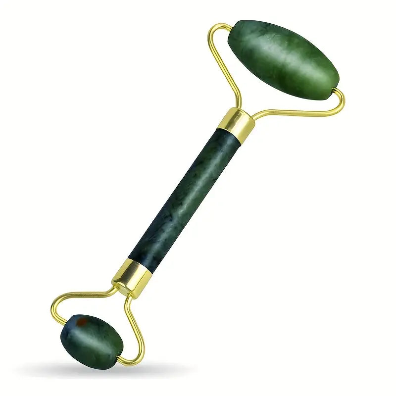 Set Massage Visage Jade – Rouleaux & Gua Sha pour Drainage Lymphatique, Anti-Rides & Éclat Naturel
