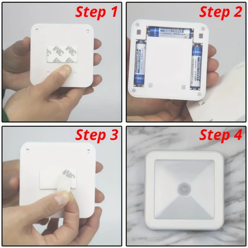 Veilleuse LED Intelligente Murale – Éclairage Automatique avec Détecteur de Mouvement pour Nuit Sereine