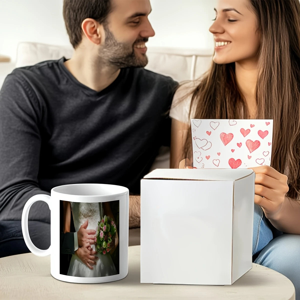 Mug personnalisé avec photo – Cadeau unique à offrir pour mariage, anniversaire ou souvenir