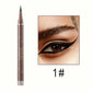 Eyeliner Feutre Noir, Marron Waterproof – Pointe Ultra Fine pour Trait Précis et Regard Intense Longue Tenue