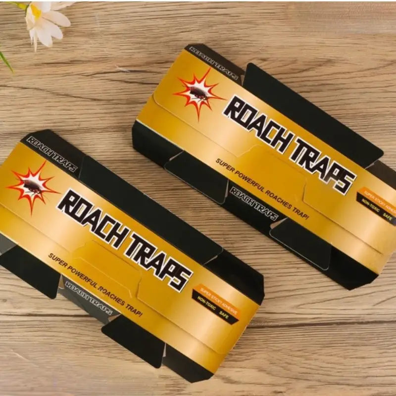 Pièges à Cafards Ultra-Puissants – Lot de 20 Pièges Anti-Insectes sans Produits Chimiques pour Cuisine, Salle de Bain et Maison