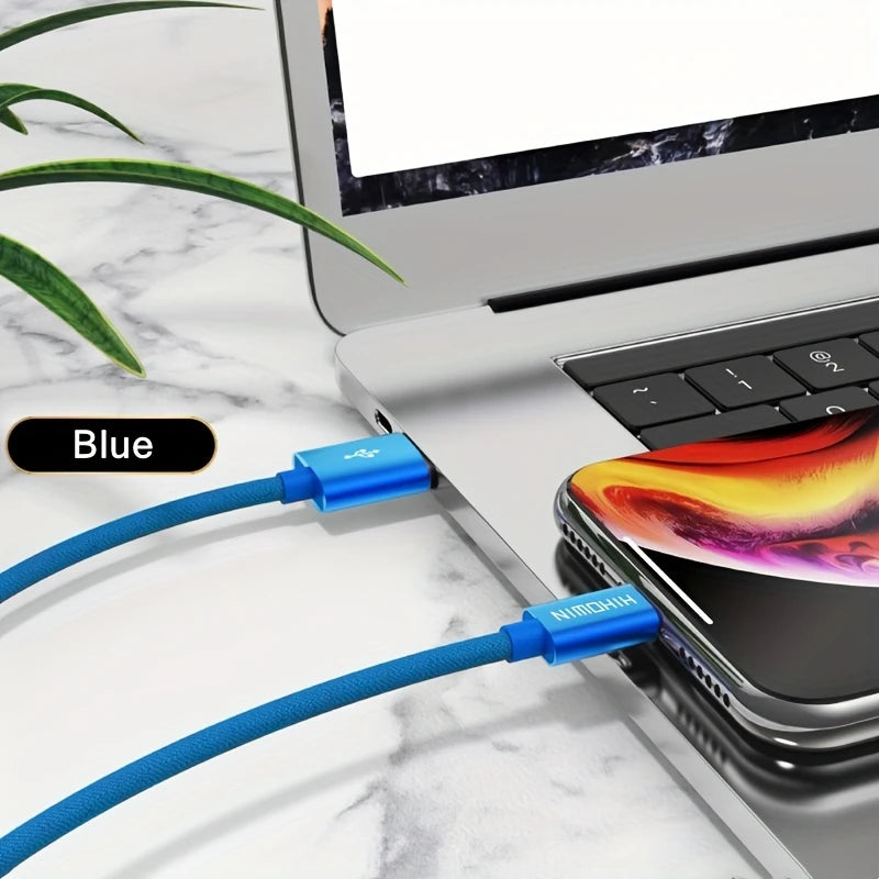 Câble de Charge USB en Nylon Tressé Premium – Durabilité Renforcée et Transfert Rapide de Données