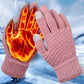 Gants Chauffants Thermiques Hiver, coloris Rose