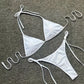 Bas de Bikini Ficelle Femme – Ultra Échancré, Taille Haute Sexy, Noué sur les Côtés