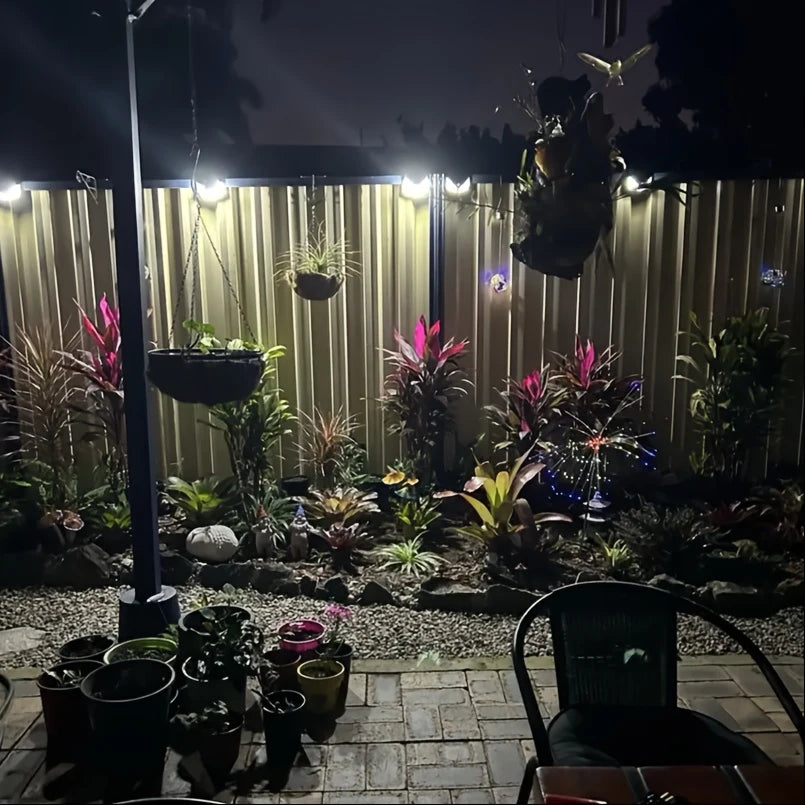 Lampe Solaire Extérieure 100 LED – Détecteur de Mouvement & 1/3 Modes d’Éclairage