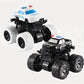 Voiture de Police Monster Truck à Friction – Jouet Tout-Terrain pour Enfants, Pneus XXL et Suspension