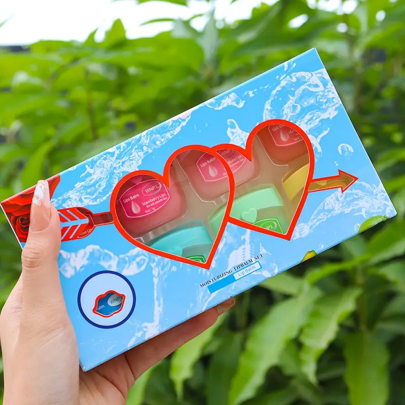 Coffret Baumes à Lèvres Fruités – Hydratation Intense, 12 Saveurs Naturelles pour des Lèvres Douces et Saines