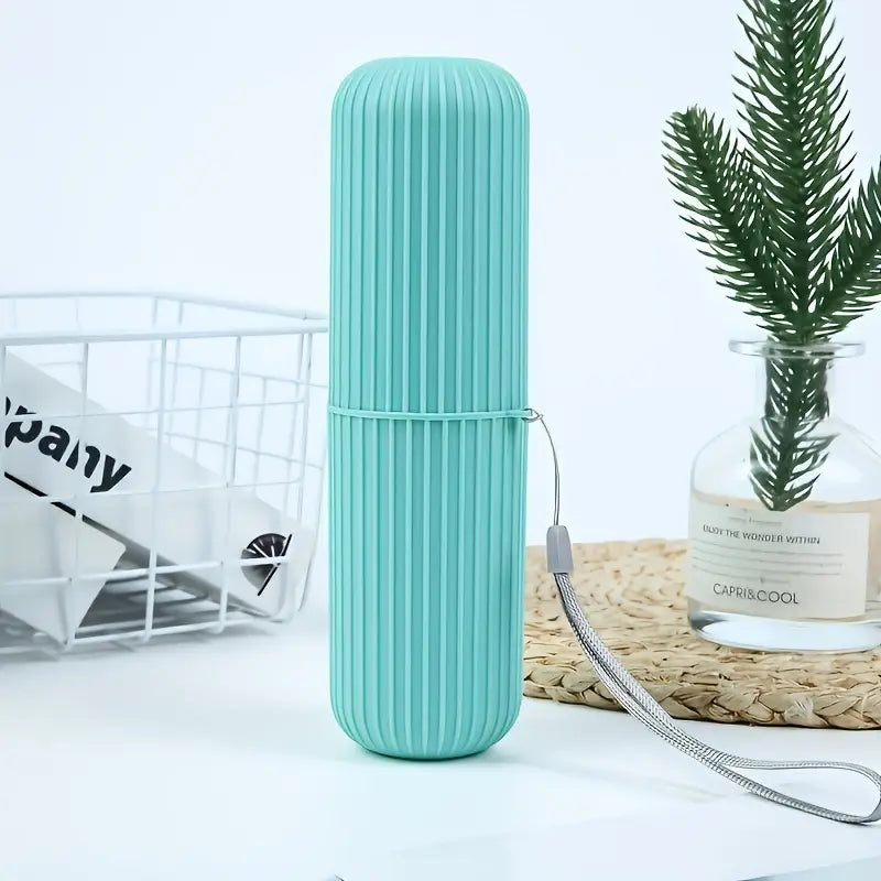 Étui de Voyage pour Brosse à Dents – Boîte de Rangement Compacte et Étanche avec Cordelette