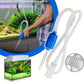 Pompe de Siphonnage Manuelle pour Aquarium – Tuyau de Vidange et Nettoyage d’Eau Facile pour Poissons et Reptiles