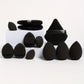 Ensemble de Blenders et Éponges Maquillage Multi-Formes, coloris Noir