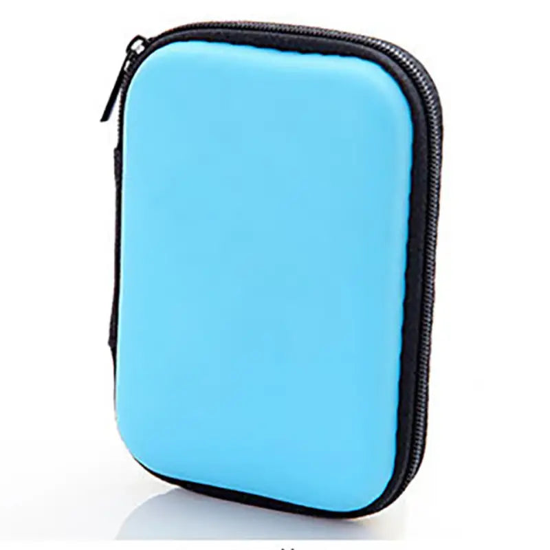 Étui Rigide Rouge pour Accessoires – Pochette Compacte Antichoc et Imperméable avec Fermeture Zippée