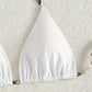 Haut de Bikini Femme Triangle – Bretelles Léopard à Nouer, Look Sauvage et Raffiné