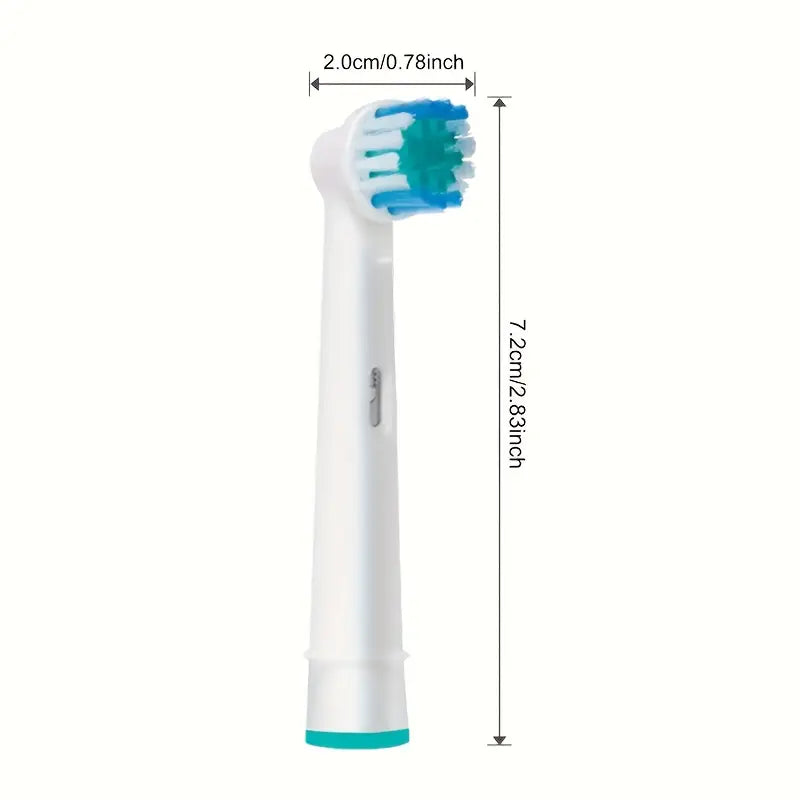 Têtes de Brosse à Dents Électrique Compatibles Oral-B – Lot de 8 Recharges de Haute Qualité pour Hygiène Bucco-Dentaire Parfaite
