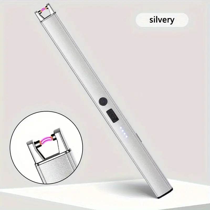 Briquet Électrique USB Rechargeable – Allumage Plasma Sans Flamme en Finition