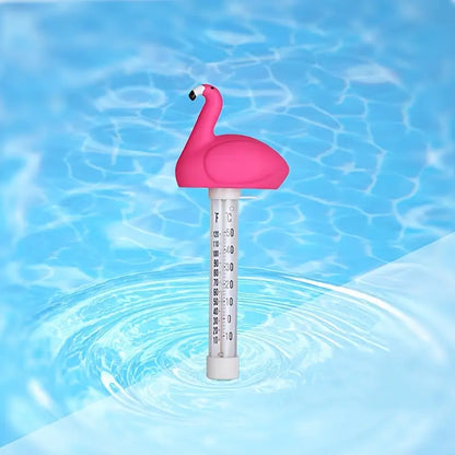 Thermomètre Flottant pour Aquarium ou Bassin – Modèles Canard et Flamant Rose, Idéal pour Reptiles et Poissons