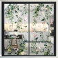 Stickers Électrostatiques pour Fenêtres – Motif Nature Feuillage et Colibris | Décoration Apaisante pour Classe