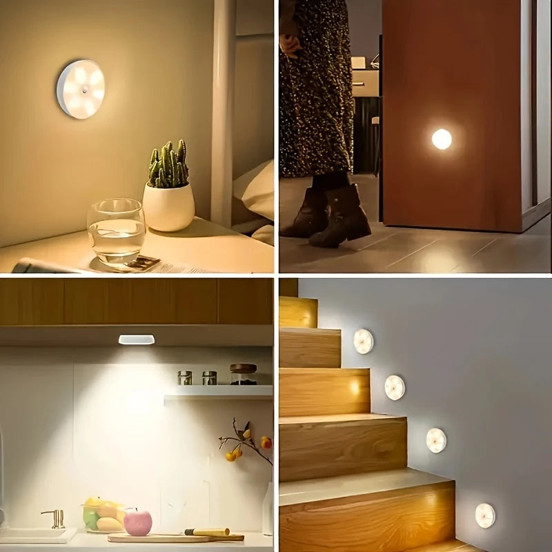 Veilleuse LED Intelligente avec Détecteur de Mouvement – Éclairage Automatique pour Lit et Couloir