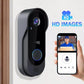 Sonnette Vidéo Wi-Fi 2.4G Rechargeable – Caméra Grand Angle 125°, Vision Nocturne, Audio Bidirectionnel, Carte Mémoire