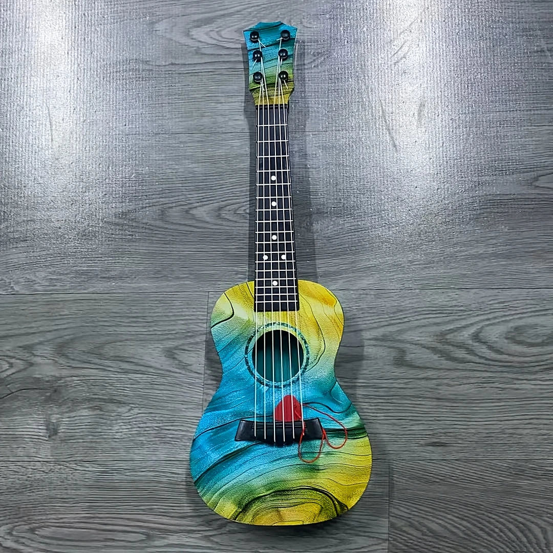 Mini guitare acoustique 6 cordes pour enfants – Idéale pour l’initiation musicale