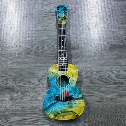 Mini guitare acoustique 6 cordes pour enfants – Idéale pour l’initiation musicale