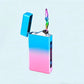 Briquet Plasma Double Arc USB Rechargeable, coloris Bleu dégradé