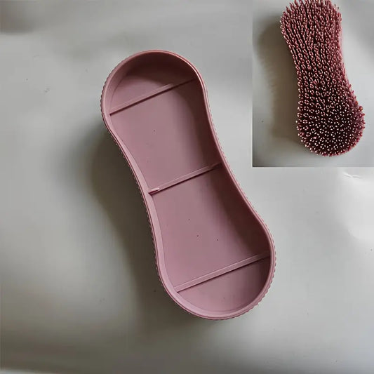 Brosse de Toilettage Douce pour Chevaux – Accessoire de Soin Multifonction en Silicone – Idéale pour Crinière et Pelage