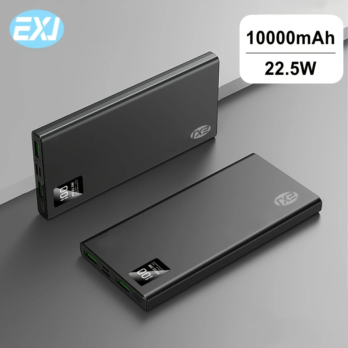 Power Bank 20000mAh avec Écran LED – Charge Rapide et Multi-Ports pour Smartphones et Tablettes