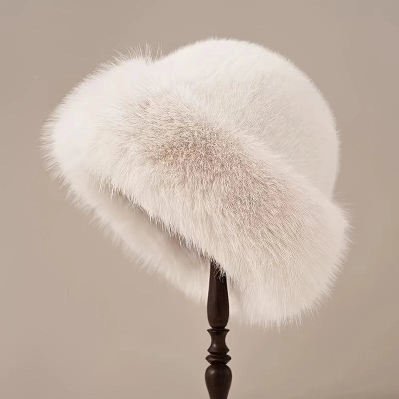 Cache-Oreilles Femme Hiver Élégant – Modèle Vintage en Fausse Fourrure, Ultra Chaud et Chic