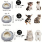 Lit Igloo pour Chat ou Petit Chien – Coussin Douillet en Fausse Fourrure